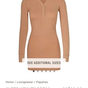 BNWT Skims Henley dress
